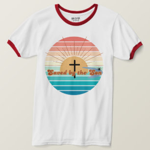 Gerettet von Son Retro Christliche T T-Shirt