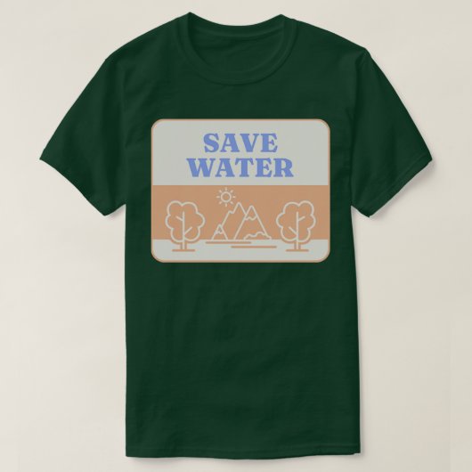 Gerettet Waldlandschaft T-Shirt (Design vorne)