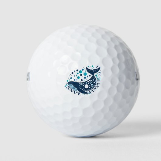 Gerettet Walkunstwerk zur Sensibilisierung der Öko Golfball (Vorderseite)