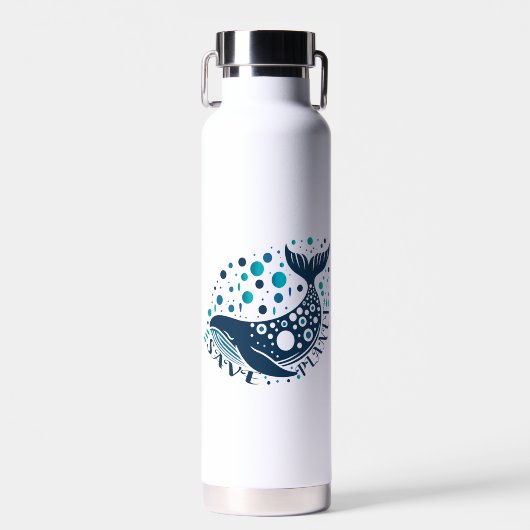 Gerettet Walkunstwerk zur Sensibilisierung der Öko Trinkflasche (Vorne)