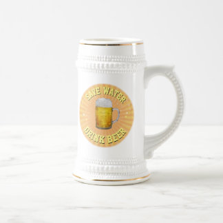 Gerettet Wasser - Bier trinken Bierglas