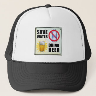 Gerettet Wasser - Bier trinken Truckerkappe