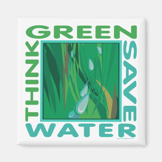 Gerettet Wasser Magnet (Vorne)
