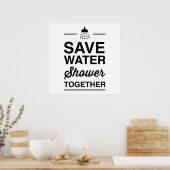 Gerettet Wasser Poster (Küche)