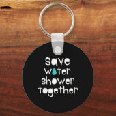 Gerettet Wasser Rette die Erde Unsere Liebe Erde M Schlüsselanhänger (Vorderseite)