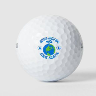 Gerettet Wasser Rette Erde Golfball