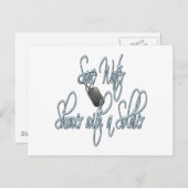 Gerettet Wasserdusche mit Soldat Postkarte (Vorne/Hinten)