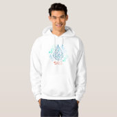 Gerettet Wassertropfen Funky Hoodie (Vorne ganz)