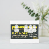 "Gerettet Weizen für Kämpfer" Vintage Wartezeit-Po Postkarte (Stehend Vorderseite)