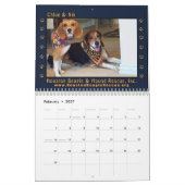 Gerettete Beagles 2026 Wandkalender (Feb 2027)