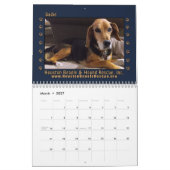 Gerettete Beagles 2026 Wandkalender (Mär 2027)