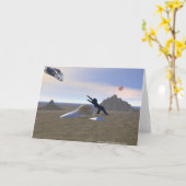 Gerettete Gruß-Karte Karte (Gelbe Blume)