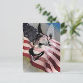 gerettete Haustiere und Tierärzte Postkarte (Stehend Vorderseite)