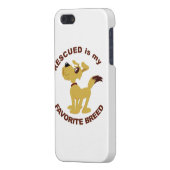 Gerettete Hundezucht iPhone Hülle (Rückseite links)