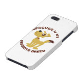 Gerettete Hundezucht iPhone Hülle (Unterseite)