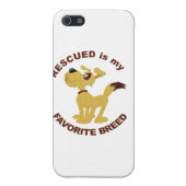 Gerettete Hundezucht iPhone Hülle (Hinten)