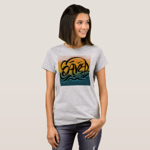 Gerettete Street Art Airbrush Style Urban T-Shirt