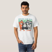 Geretteter/Schutz-Katze T-Shirt (Vorne ganz)