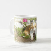 geretteter Welpe Kaffeetasse (Vorderseite Links)