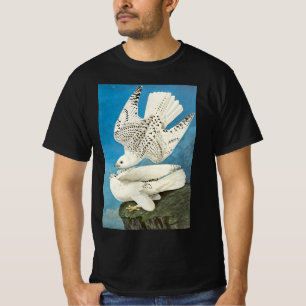 Gerfalken, auch Gyrfalken von John James Audubon T-Shirt