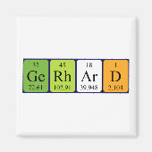 Gerhard Periodenmagnet Magnet (Vorne)