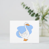 Geri Goose Postkarte (Stehend Vorderseite)