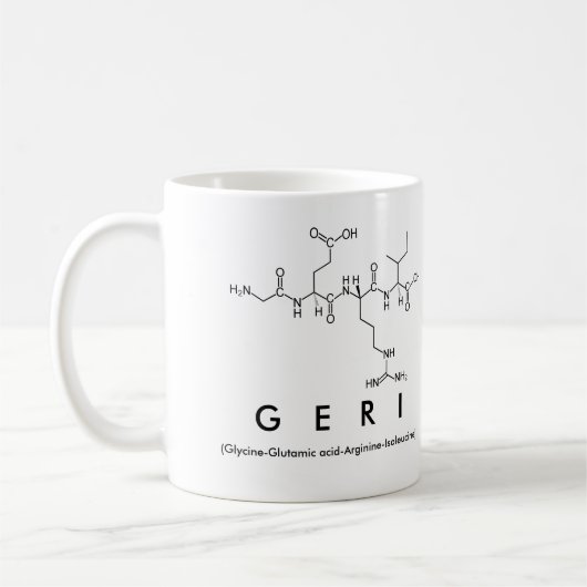 Geri-Peptidname-Tasse Kaffeetasse (Links)