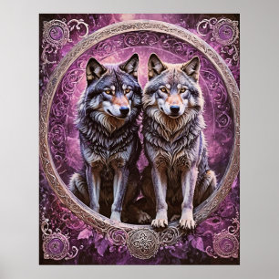 Geri und Freki Poster