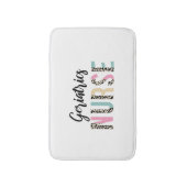 Geriatrics Nurse Cute Leopard Design - Funny Gift Badematte (Vorderseite Vertikal)