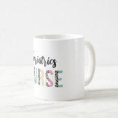 Geriatrics Nurse Cute Leopard Design - Funny Gift Kaffeetasse (VorderseiteRechts)