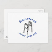GERIATRIK POSTKARTE (Vorne/Hinten)