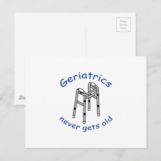 GERIATRIK POSTKARTE (Vorne/Hinten)