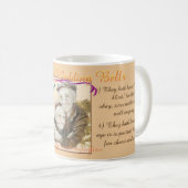 "Geriatrische Hochzeitsglocken" Kaffeetasse (VorderseiteRechts)