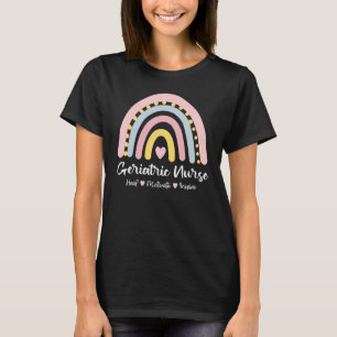 Geriatrische Krankenschwester Heilen Motivieren In T-Shirt