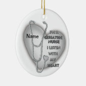 Geriatrische Krankenschwester Keramik Ornament (Rechts)