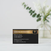 Geriatrische Psychologe-Visitenkarten Visitenkarte (Stehend Vorderseite)