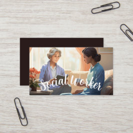 Geriatrische Sozialarbeiter Visitenkarte