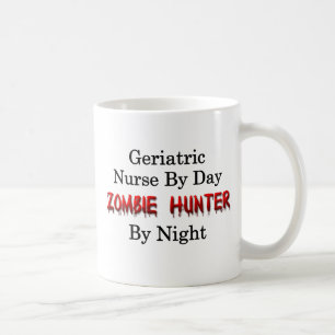 Geriatrischer Krankenschwester-/Zombie-Jäger Kaffeetasse
