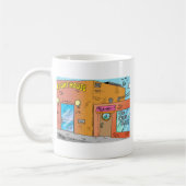 Gericht-Cartoon Kaffeetasse (Links)