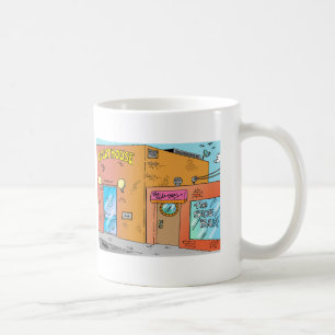 Gericht-Cartoon Kaffeetasse