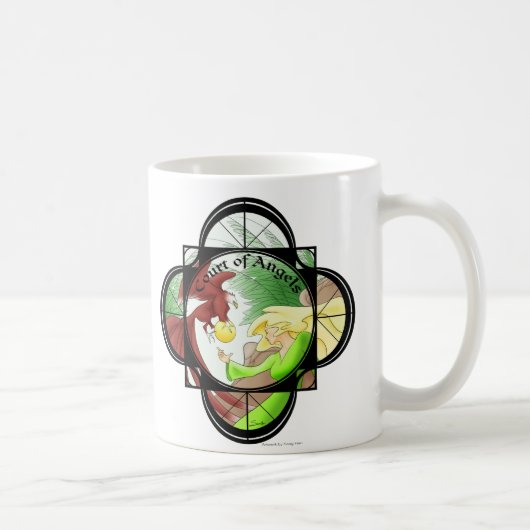 Gericht der Engels-Logo-Tasse Kaffeetasse (Rechts)