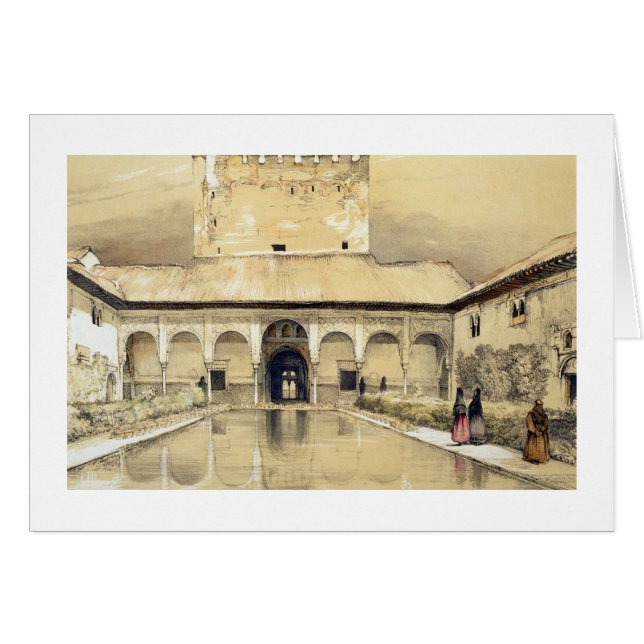 Gericht der Myrten (Patio de Los Arrayanes) und (Vorderseite (Horizontal))