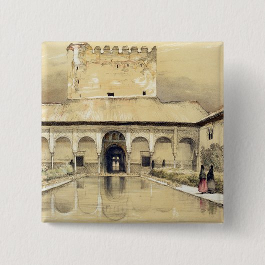 Gericht der Myrten (Patio de Los Arrayanes) und Button (Vorderseite)