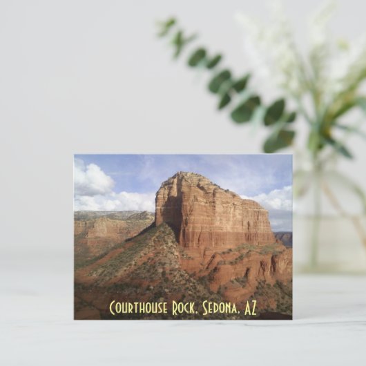 Gericht-Felsen Postkarte (Stehend Vorderseite)