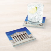 Gericht-Gebäude US, Washington DC, USA Glasuntersetzer (Schrägansicht)