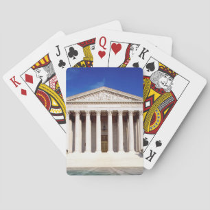 Gericht-Gebäude US, Washington DC, USA Spielkarten