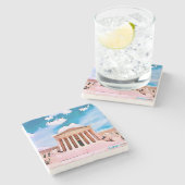 Gericht-Stein-Untersetzer US Steinuntersetzer (Seitenansicht)