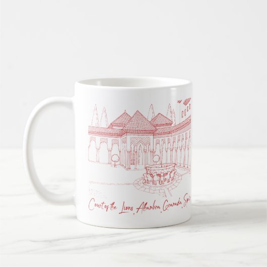 Gericht von Alhambra 2 Kaffeetasse (Links)