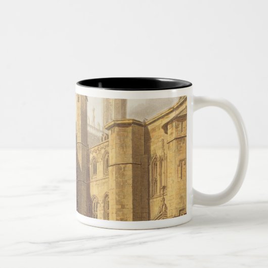 Gericht von College Königs, Cambridge, 'vom Hist Zweifarbige Tasse (Rechts)