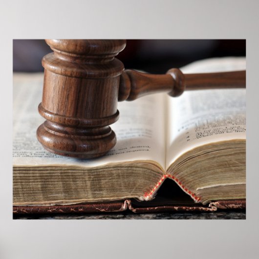 Gerichtliche Entscheidungen Poster (Vorne)